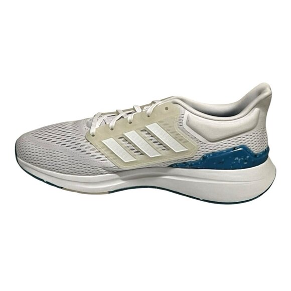 Adidas EQ21 Running/Training Gym Shoes Sneakers Blue & White Size 11